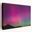 Large art print of Otago, New Zealand scenery on stretched canvas, featuring serene blue and green tones.