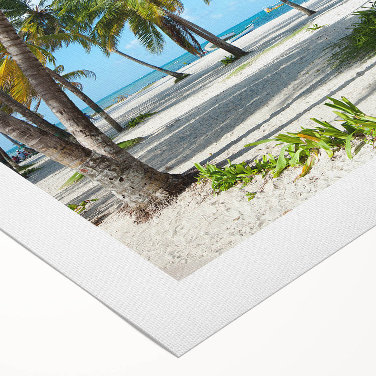 Art deco poster featuring a scenic view of a Colombian landscape on rolled canvas, suitable for dining room wall art.