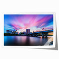 Rolled print of Connecticut scenery featuring lush green landscapes and floral elements, ideal for art wall dining room.
