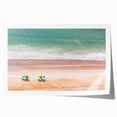 Extra large rolled print of Daytona scenery with vibrant green and blue tones, ideal for art wall dining room.