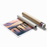 Extra large rolled print of a serene Maui landscape with lush florals.