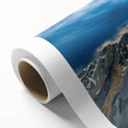 Art Deco poster featuring Idaho scenery in muted earth tones on rolled canvas, ideal for nursery wall art.