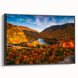 Black and white landscape art painting of New Hampshire on framed canvas, ideal for bedroom wall decor.