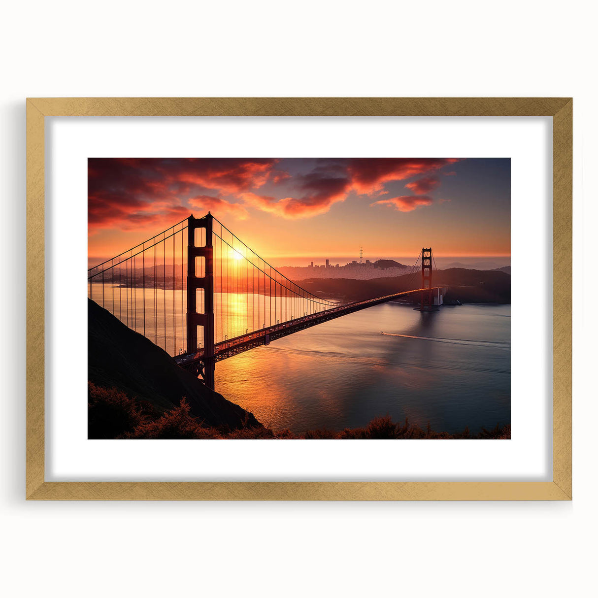 Extra large wall art featuring an abstract depiction of the Brooklyn Bridge in textured gray tones on a framed canvas.