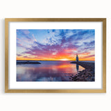 Extra large abstract art print depicting textured scenery of Oklahoma in muted earth tones, framed with a gold mat.