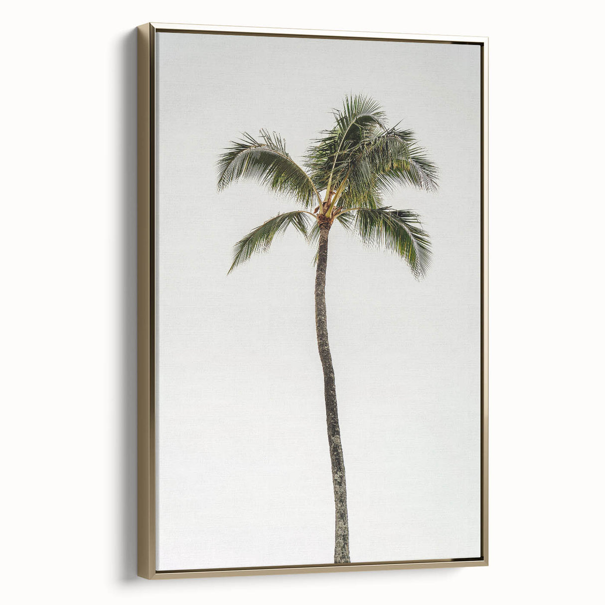 Framed canvas featuring a vintage landscape painting with muted earth tones, ideal for bedroom wall art.