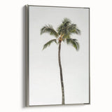 Landscape art painting on framed canvas featuring a vintage poster design with vibrant colors against a black background.