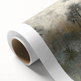 Abstract landscape wall art on rolled canvas showcasing vibrant colors and intricate textures, perfect for modern home decor. Packaged in a durable cardboard tube for safe delivery.