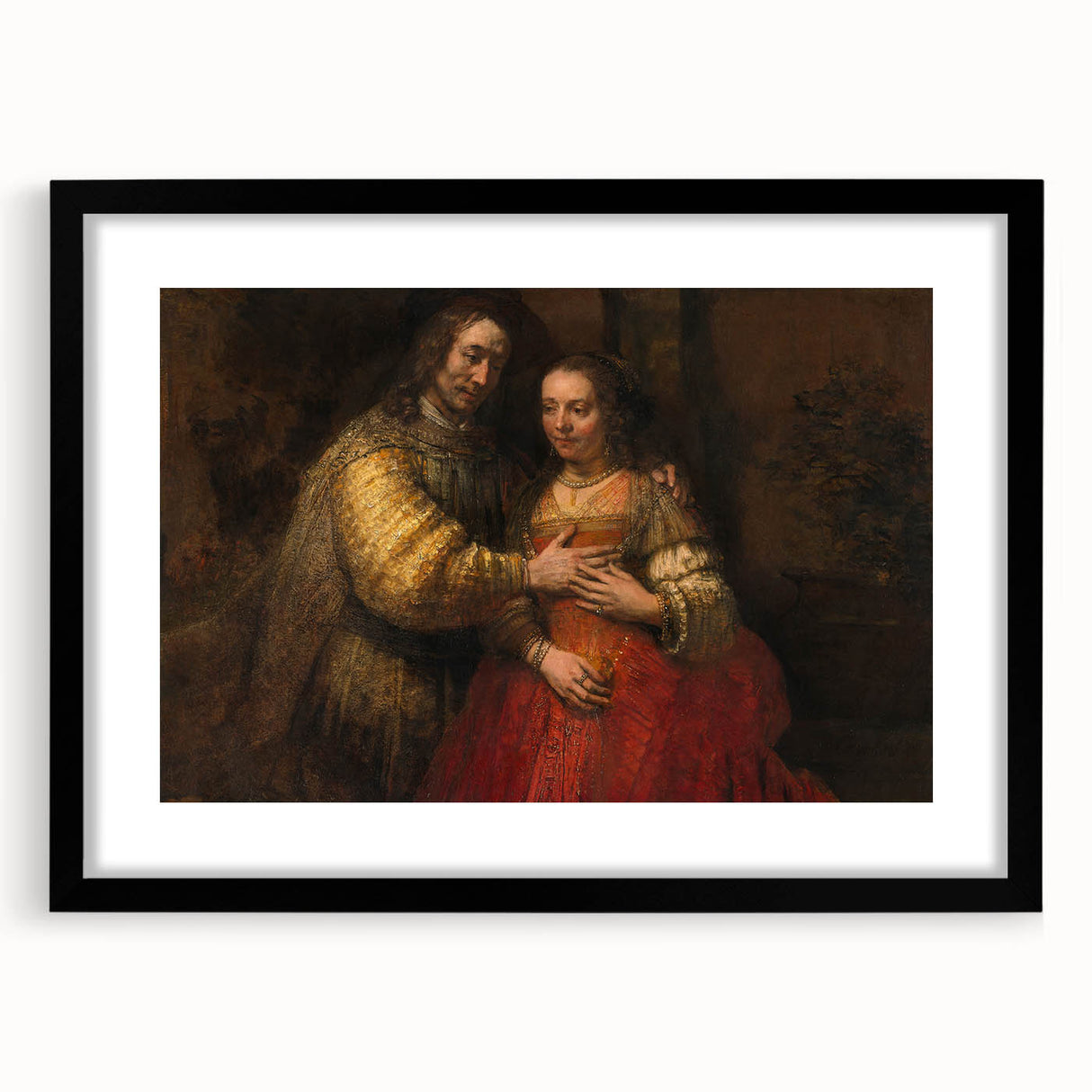 Baroque Art: Rembrandt’s Couple Portrait – Classic Art Print