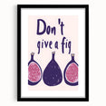 Extra large abstract art print featuring vivid, textured depictions of assorted fruits on a black framed canvas.
