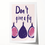 Extra large rolled print featuring an assortment of fruits in vibrant colors, ideal for dining room wall art.