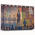Circus Sideshow by Seurat: Vibrant Pointillist Impressionist Wall Art