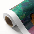Bold Tribal Scene - Modern Wall Art Inspired by Polynesian Landscape