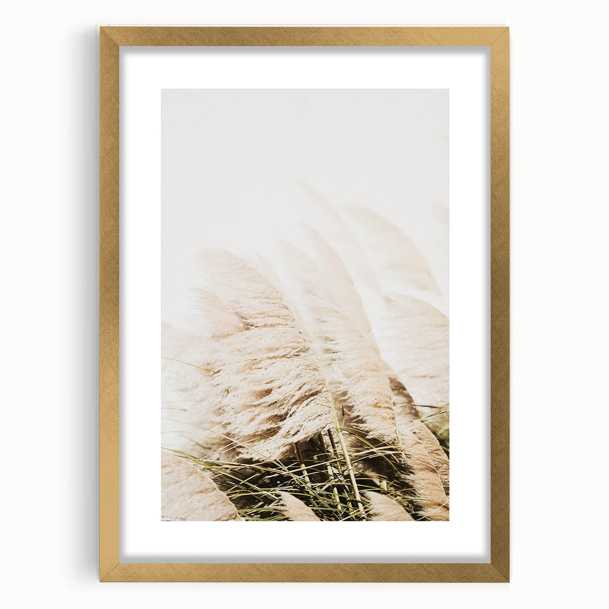 Extra large abstract art print with textured design in warm summer hues on a framed canvas, ideal for living room decor.