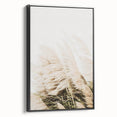Black and white landscape art painting on framed canvas, featuring a vintage-style summer scene.
