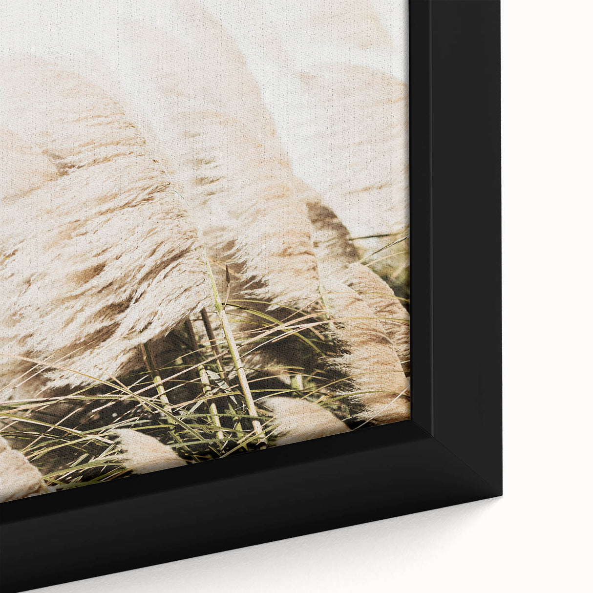 Extra large framed canvas featuring a textured, colorful abstract design with black accents, ideal for living room decor.