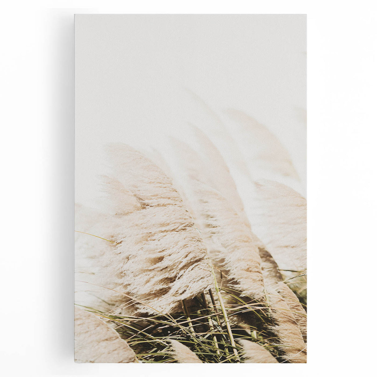 Large black and white stretched canvas featuring a minimalist summer tree design, ideal for kitchen wall art.