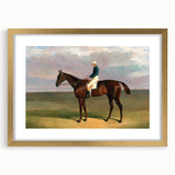Romanticism Art - Margrave with Jockey - Classic Equestrian Print