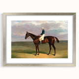 Romanticism Art - Margrave with Jockey - Classic Equestrian Print