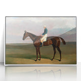 Romanticism Art - Margrave with Jockey - Classic Equestrian Print