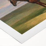 Romanticism Art - Margrave with Jockey - Classic Equestrian Print