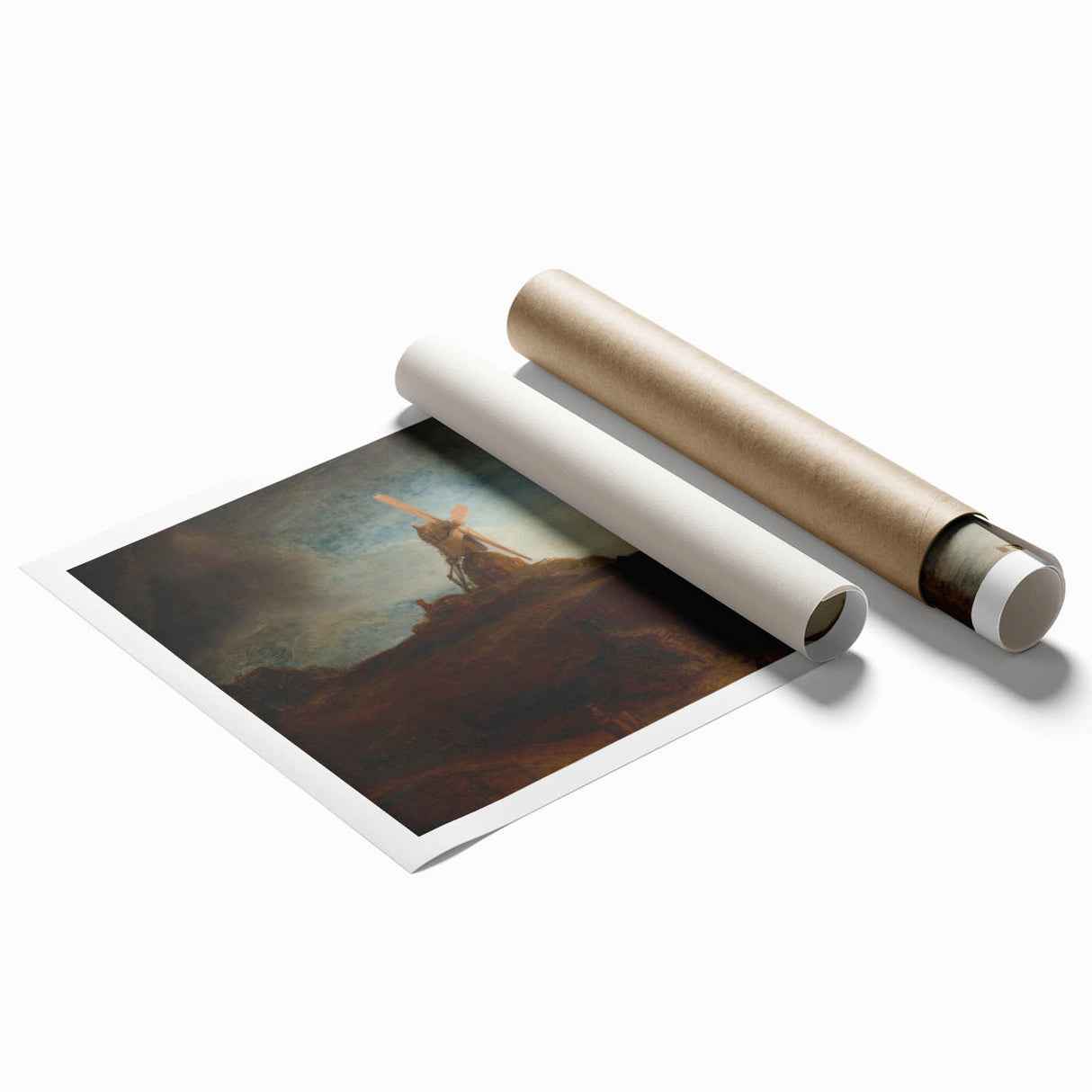 Baroque Art: The Majestic Windmill Landscape – Classic Art Print