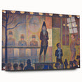 Circus Sideshow by Seurat: Vibrant Pointillist Impressionist Wall Art