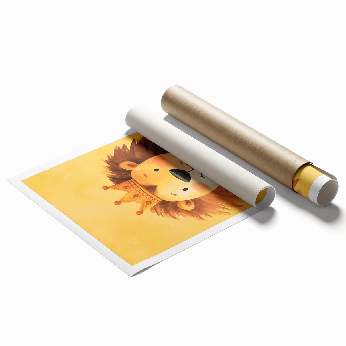 King Lion Nursery Wall Art - Baby Room & Kids Room Decor