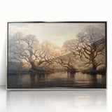 Framed wall art featuring an abstract floral design with vibrant colors and a modern silver frame, ideal for enhancing contemporary home decor.