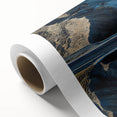 Landscape bridge artwork on rolled canvas, showcasing vibrant colors and intricate details, packaged in a durable tube for safe transport and display.