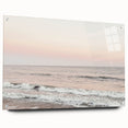 Large abstract wall art on acrylic glass depicting vibrant summer colors, suitable for bedroom or dining room decor.