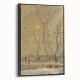 Romanticism Art - Winter Sun Landscape - Classic Seasonal Romantic Print
