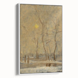 Romanticism Art - Winter Sun Landscape - Classic Seasonal Romantic Print