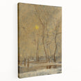 Romanticism Art - Winter Sun Landscape - Classic Seasonal Romantic Print