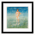 Edvard Munch's Man Bathing - Serene Expressionist Artwork Print