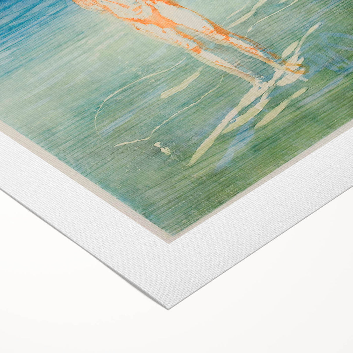 Edvard Munch's Man Bathing - Serene Expressionist Artwork Print