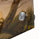 Romanticism Art - Two Men Contemplating the Moon - Classic Nightscape