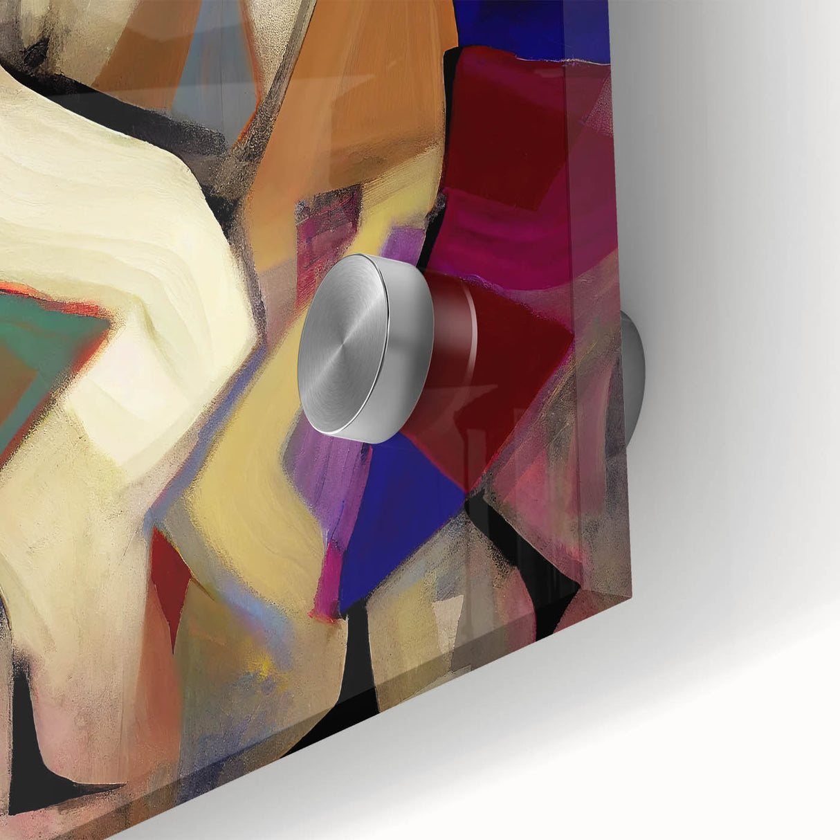 Abstract Dance Living Room Wall Art – Modern Canvas Print