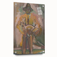 Man Carrying a Deer - Vibrant Expressionist Artwork by Weisz-Kubínčan