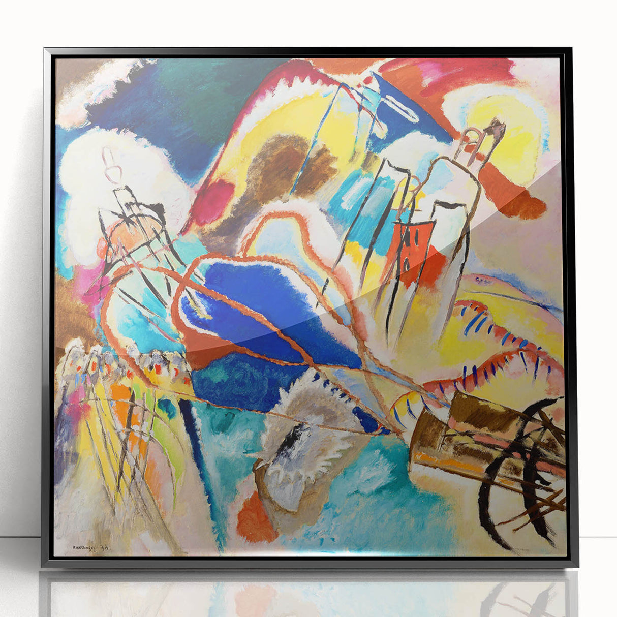 Abstract Expressionist Art - Modern Wall Art with Vibrant Colors