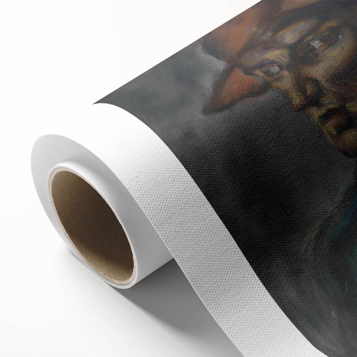 Realism Art Prints - Tramps by Konštantín Bauer Dark Expressive Portrait