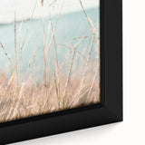 Extra large black wall art on canvas featuring a colorful, textured abstract design, ideal for living room decor.