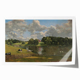 Romanticism Art - Wivenhoe Park, Essex - Classic Pastoral Landscape