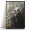 Baroque Portrait of Noble Family with Child - Classic Art Prints