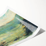Landscape at Saint-Ouen by Seurat: Soft Impressionist Landscape Wall Art