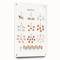 Numbers and Shapes Wall Art - Farm-Themed Counting Poster