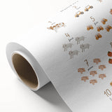 Numbers and Shapes Wall Art - Farm-Themed Counting Poster