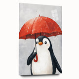 Charming Penguin Nursery Wall Art - Kids Room Prints & Decor