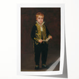 Victor Guye by Goya - Romanticism Art Print on Canvas & Glass