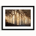 Abstract landscape wall art featuring vibrant colors in a black frame with a white mat, ideal for modern home decor. Perfect for adding a contemporary touch to any room.